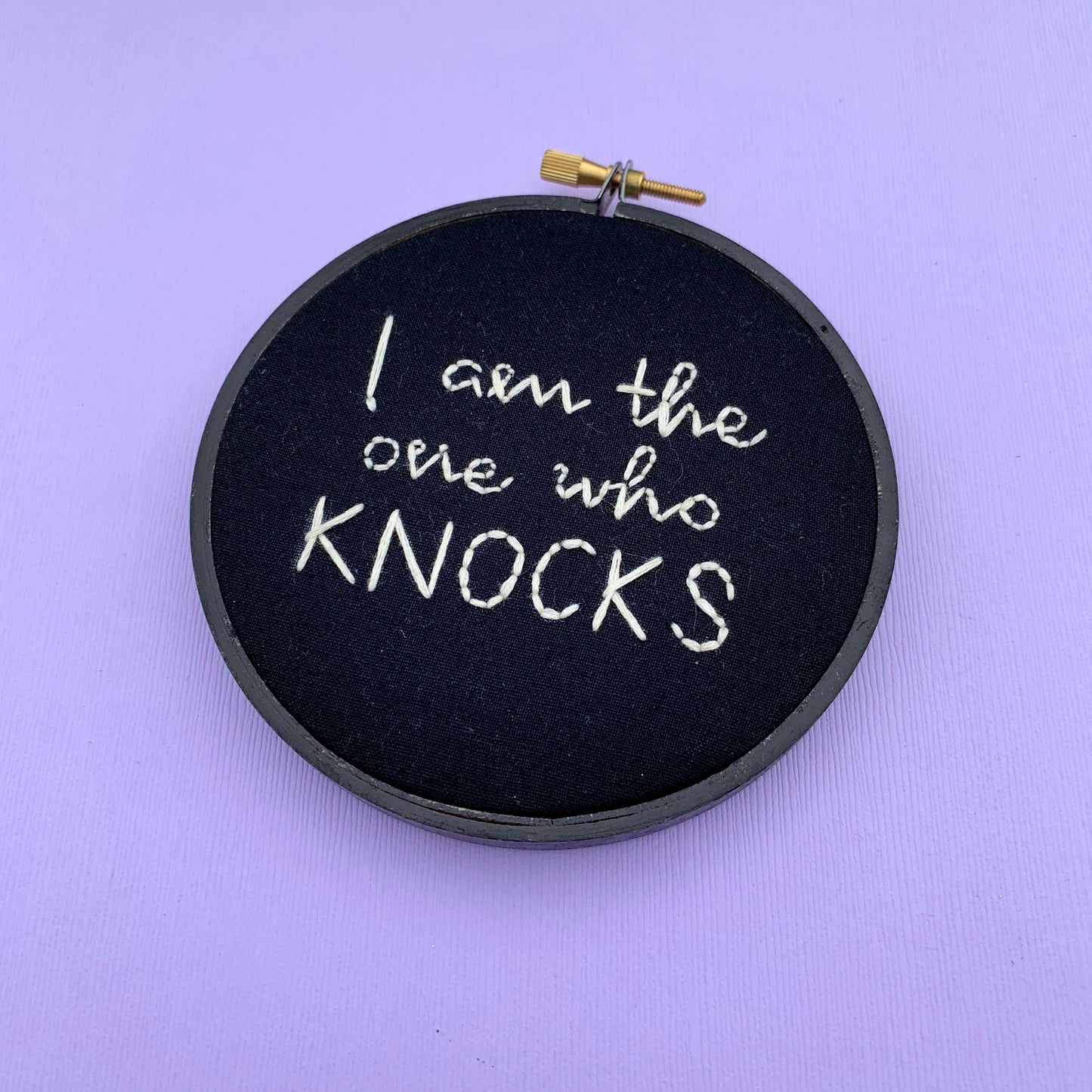 I AM THE ONE WHO KNOCKS / Breaking Bad embroidery