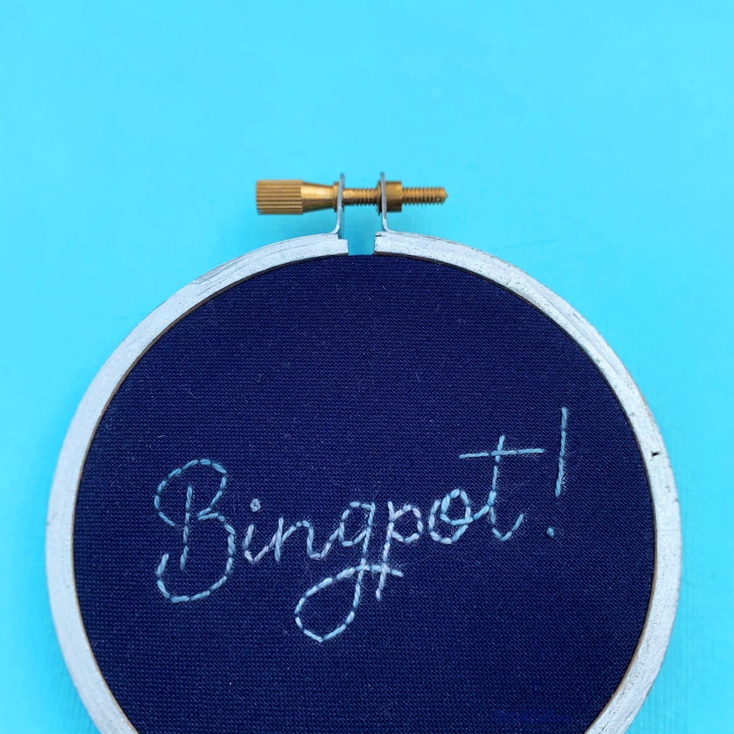 BINGPOT! / Brooklyn 99, B99 embroidery hoop