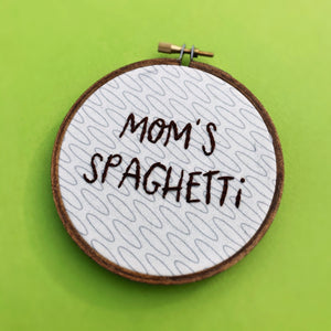 MOM'S SPAGHETTI / Eminem hand embroidery