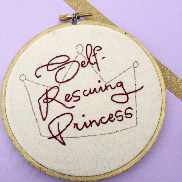 SELF-RESCUING PRINCESS by StitchCulture