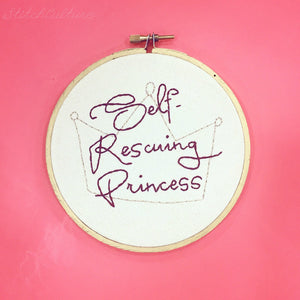SELF-RESCUING PRINCESS by StitchCulture